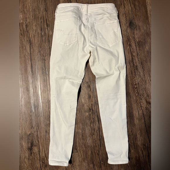 American Eagle white jegging, size 8 - Picture 3 of 3